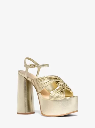 Alessia Metallic Platåsandaler
