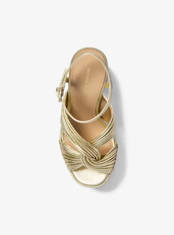 Alessia Metallic Platåsandaler Alessia Metallic Platåsandaler