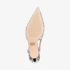 Alora Metallic Krokodilpräglat Läder Slingback Pumps