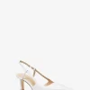 Alora Snake Präglade Läder Slingback Pumps