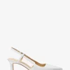 Alora Snake Präglade Läder Slingback Pumps