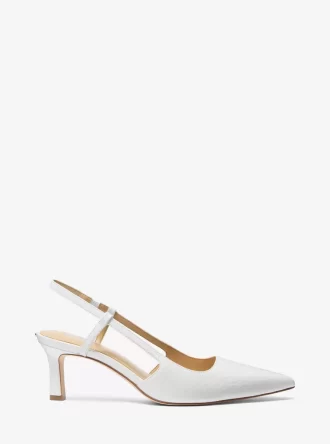Alora Snake Präglade Läder Slingback Pumps