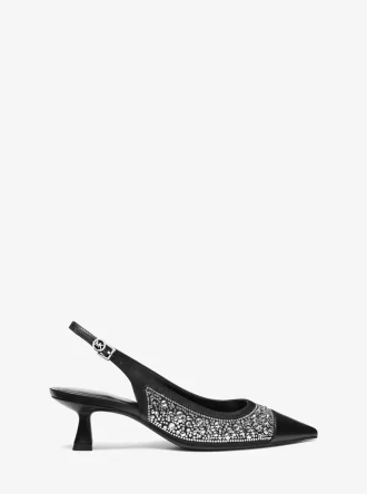 Amali utsmyckad slingback-pumps