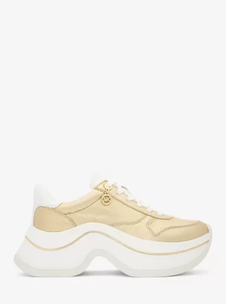 Arla metallic lädersneaker