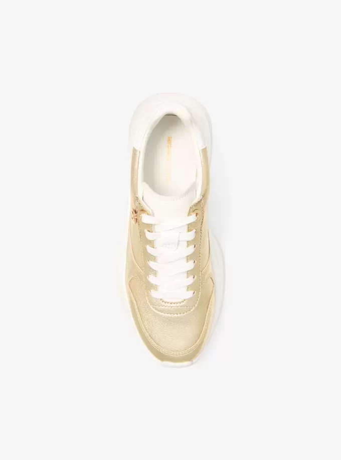 Arla metallic lädersneaker Arla metallic lädersneaker