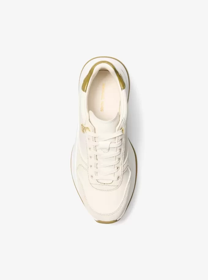 Arla sneakers i läder och mocka