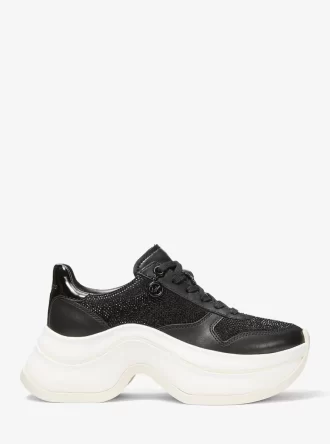 Arla utsmyckade lädersneakers
