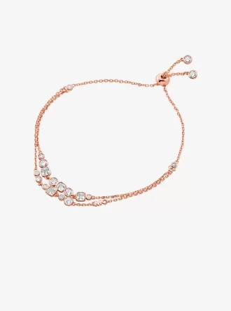 Armband i sterlingsilver med ädelmetallplätering och skjutreglage