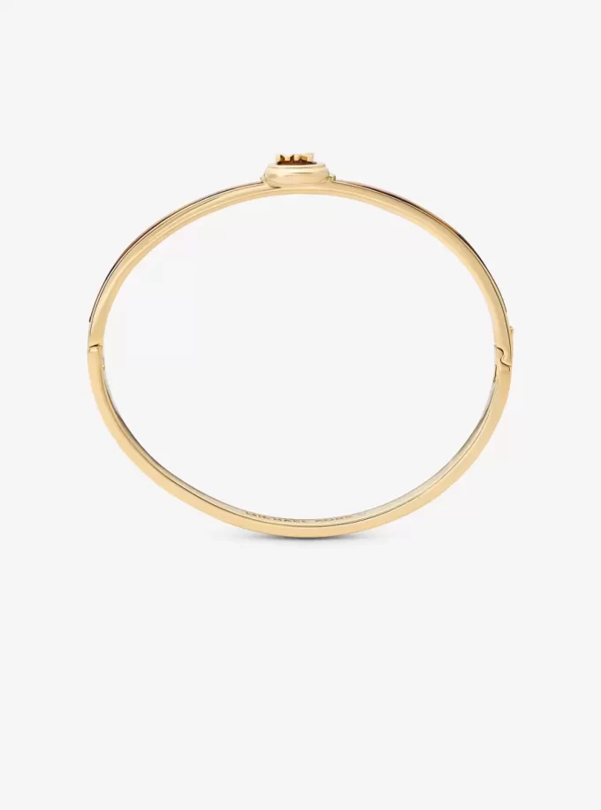 Armband med hänglås och logotyp