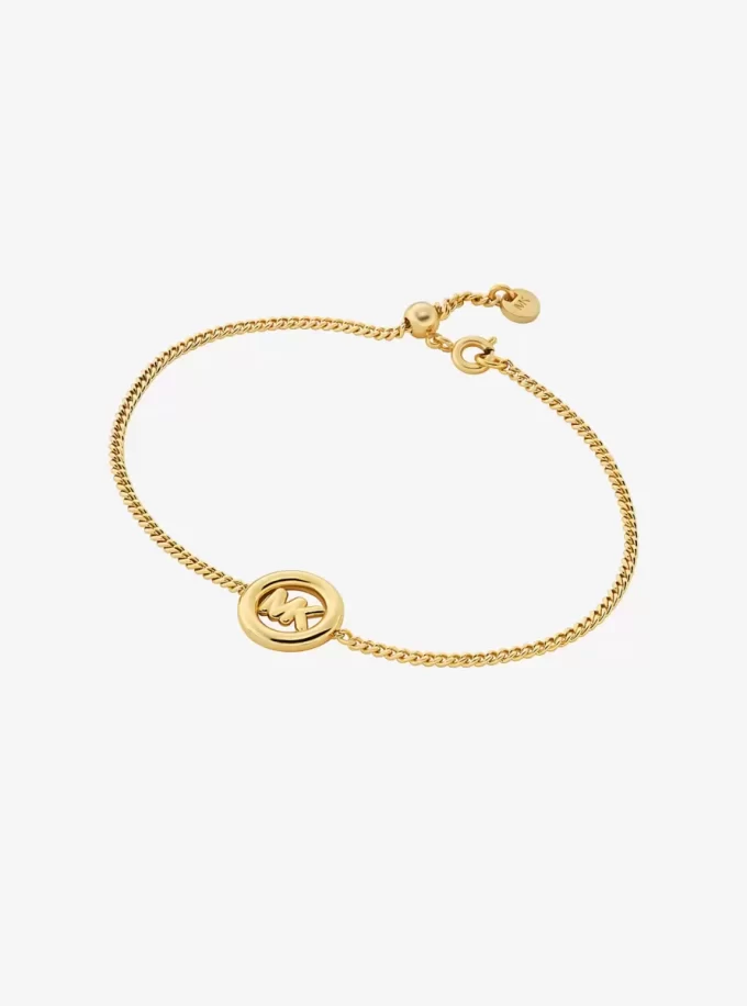 Armband med logotyp och berlock