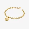 Armband med logotyp och kedjelänk