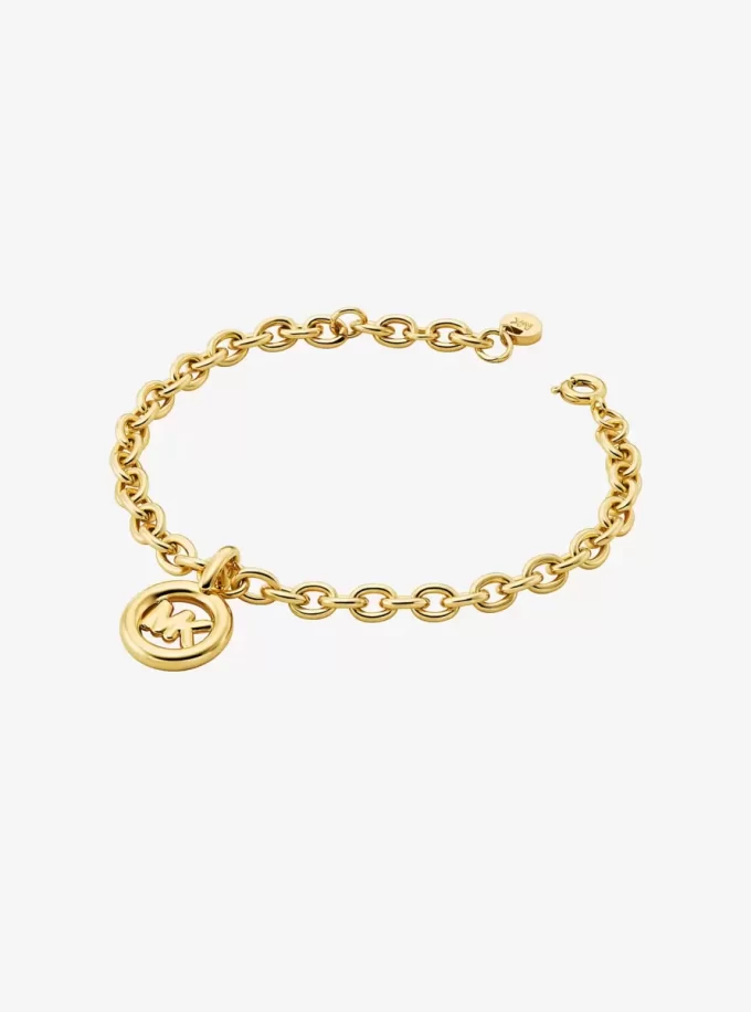 Armband med logotyp och kedjelänk