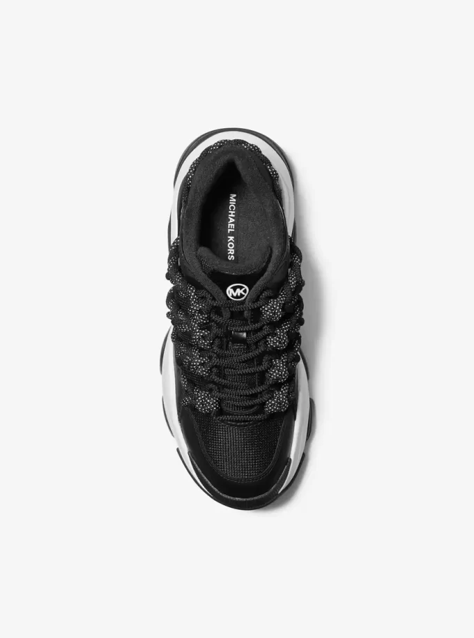 Atlas-sneaker i läder och mesh Atlas-sneaker i läder och mesh