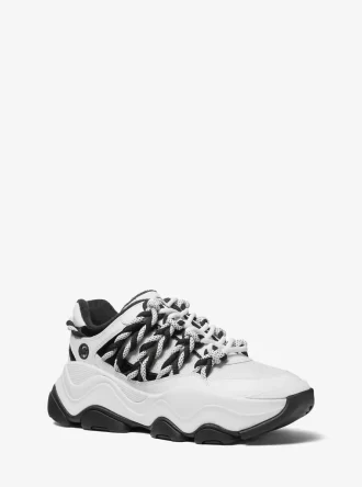 Atlas sneakers i läder och mesh