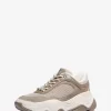 Atlas-sneakers i mesh och mocka