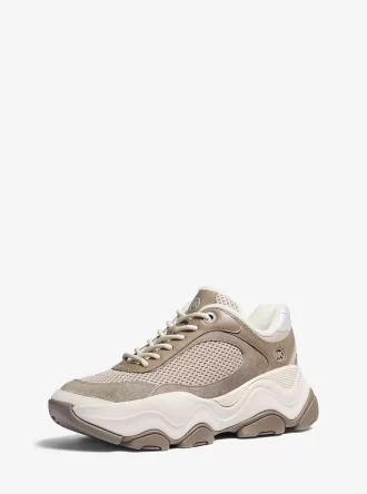 Atlas-sneakers i mesh och mocka