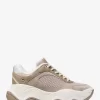Atlas-sneakers i mesh och mocka