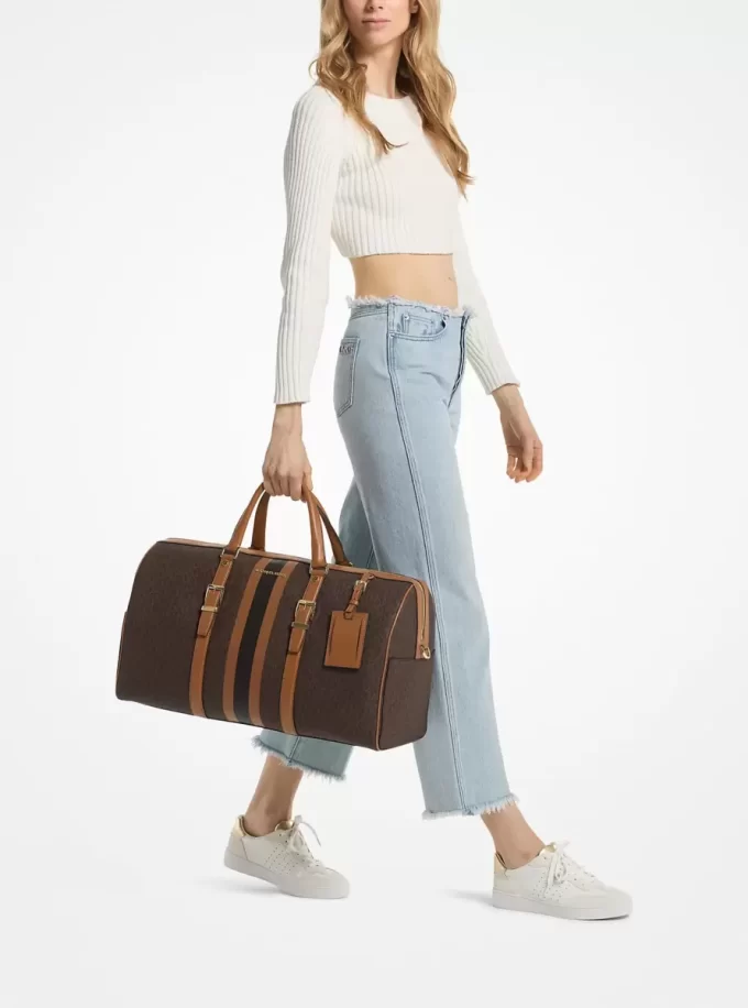 Bedford Travel extra stor weekendväska med signaturlogotyprand