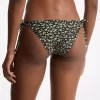 Blommigt tryckt bikinitrosa i stretchig nylon