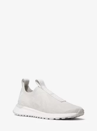 Bodie-logotyppräglad stretchstickad slip-on-sneaker