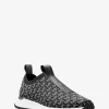 Bodie Metallic Logo Stickad Slip-On Sneaker Bodie Metallic Logo Stickad Slip-On Sneaker