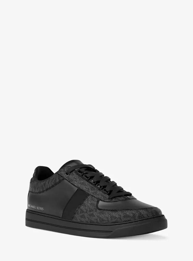 Brady Signature-logotyp och lädersneaker