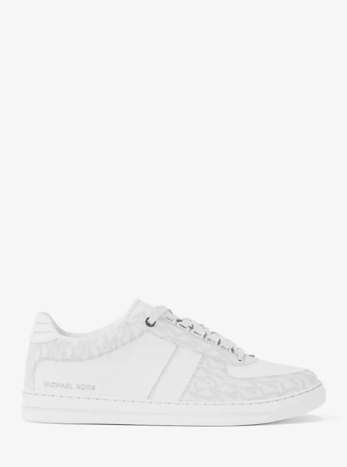 Brady Signature-logotyp och lädersneaker