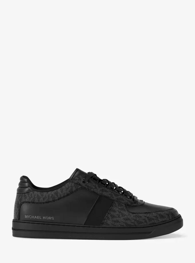 Brady Signature-logotyp och lädersneaker