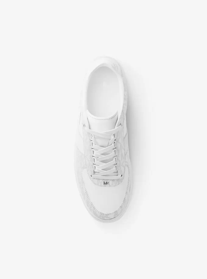 Brady Signature-logotyp och lädersneaker