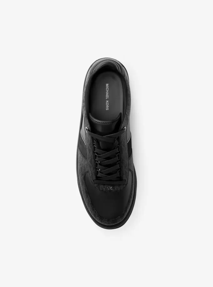 Brady Signature-logotyp och lädersneaker