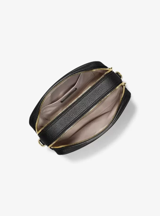 Bryant Medium Pebbled Läderkamera Axelremsväska