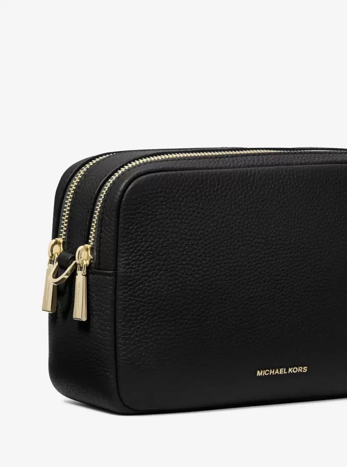 Bryant Medium Pebbled Läderkamera Axelremsväska