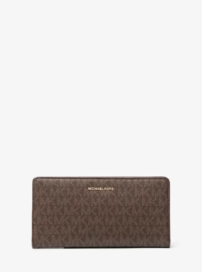 Bryant stor plånbok med signaturlogotyp och tryckknappar framtill