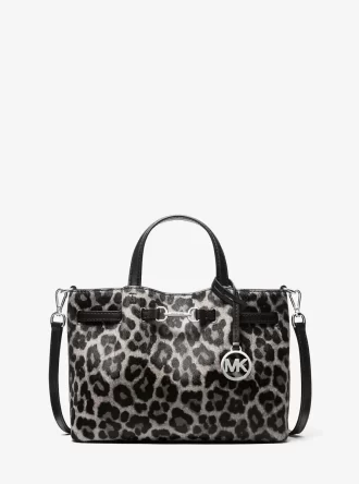 Carson Liten Leopardmönstrad Vadhårsväska