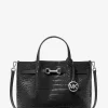 Carson Medium Krokodilpräglad Satchel Carson Medium Krokodilpräglad Satchel