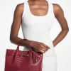 Carson Medium Krokodilpräglad Satchel Carson Medium Krokodilpräglad Satchel