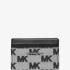 Cooper-logotypplånbok i jacquard med dubbelvikt
