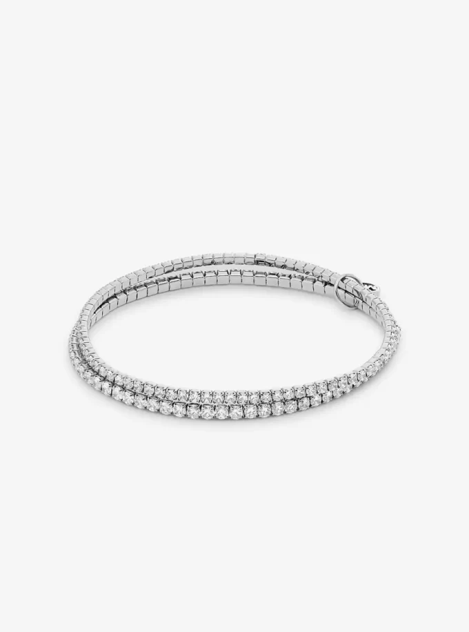 Ädelmetallpläterad mässing, 3-delat presentset med pavé