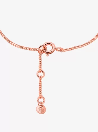 Ädelmetallpläterat hjärtarmband i sterlingsilver