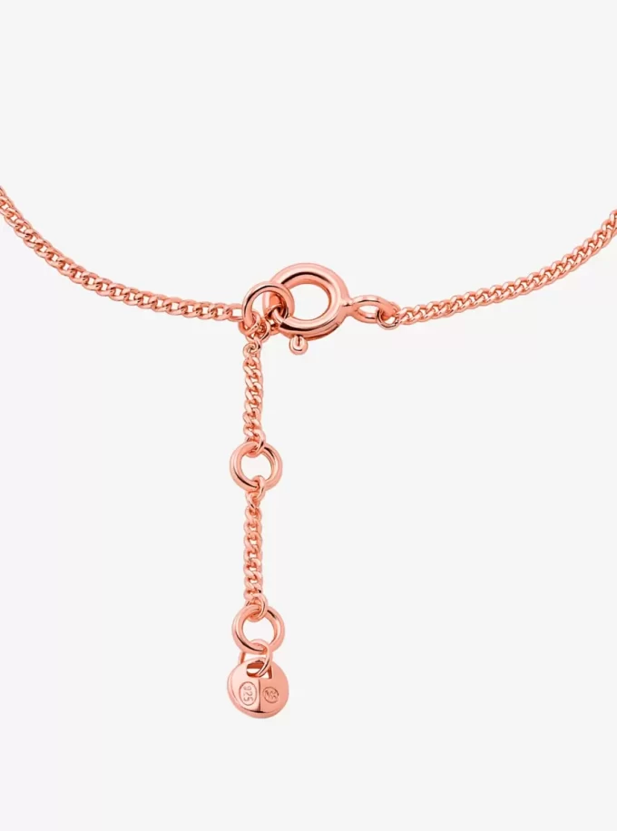 Ädelmetallpläterat hjärtarmband i sterlingsilver