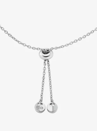 Ädelmetallpläterat sterlingsilverarmband med pavé-halo