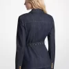 Denimkavaj med skärp