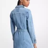 Denimklänning med skärp