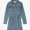 Denimklänning med skärp