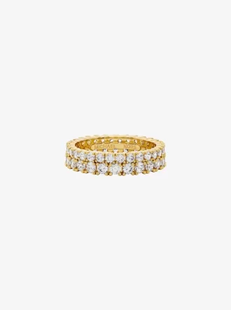 Dubbel Pavé-ring