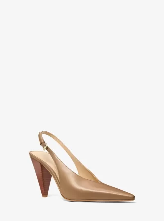 Electra Läder Slingback Pumps