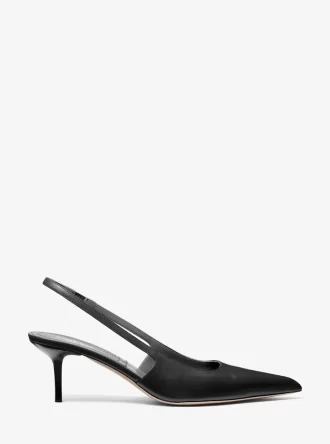 Emma Läder Slingback Pumps
