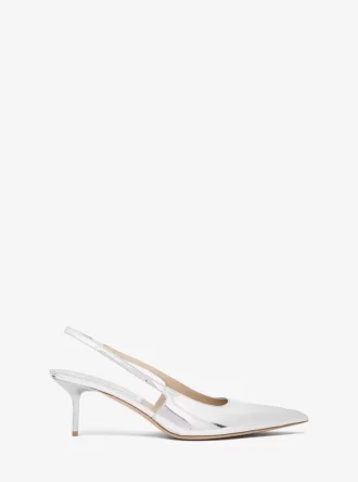 Emma Metallic Läder Slingback Pumps Emma Metallic Läder Slingback Pumps