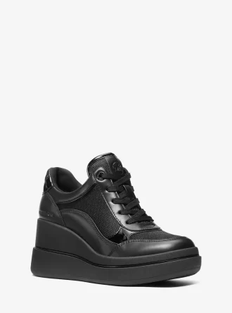 Emmy kilklackade sneakers i läder och mesh