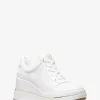 Emmy kilklackade sneakers i läder och mesh